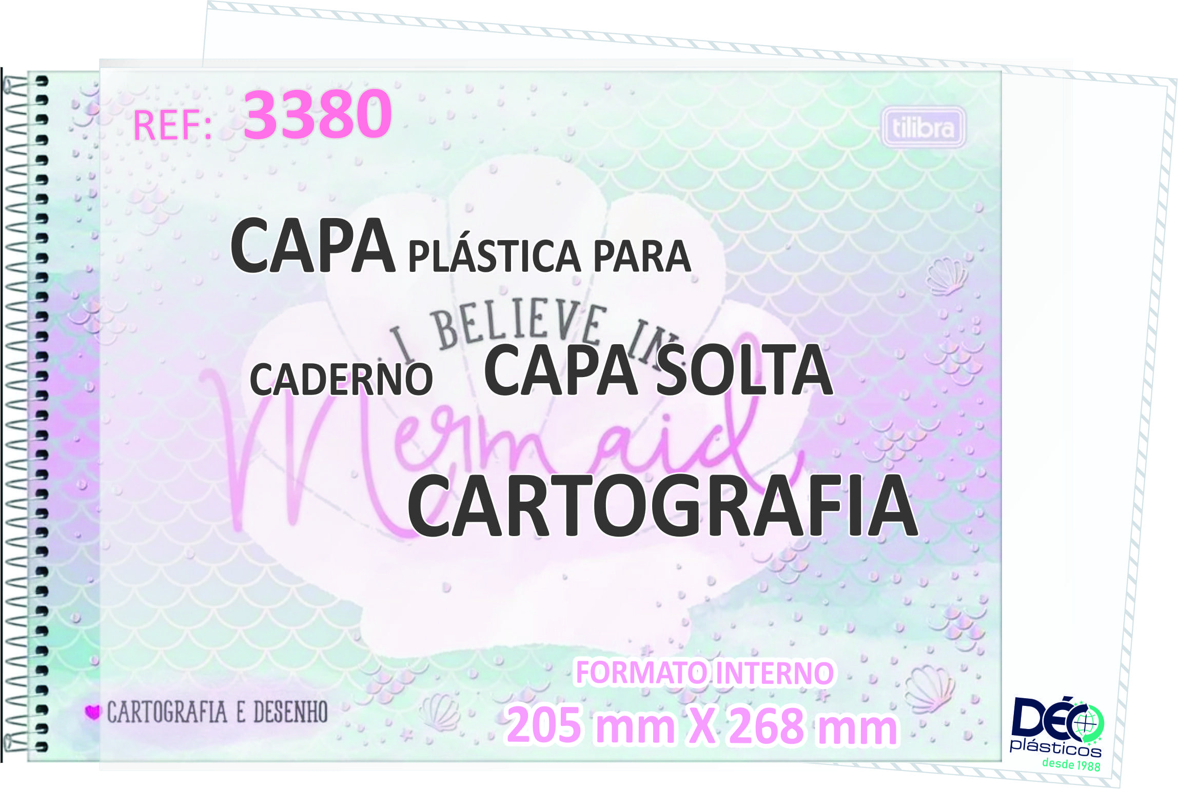 Ref 3380TRS Capa para Caderno Cartografia...