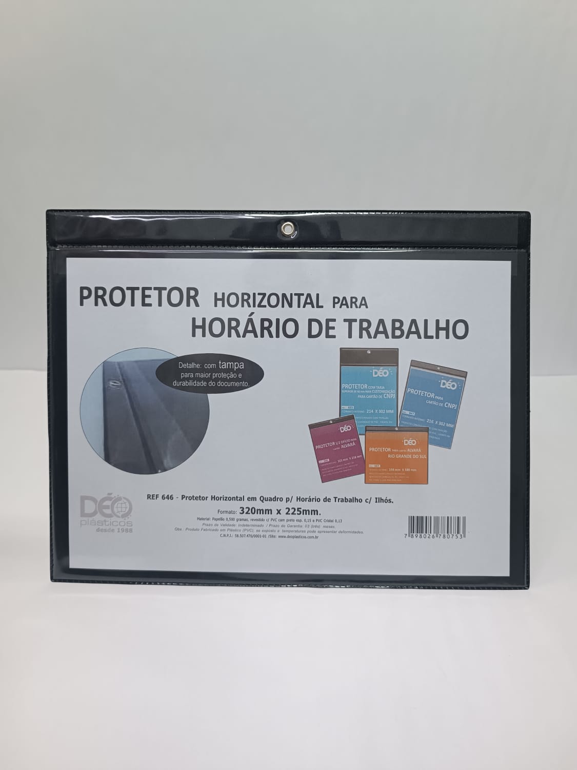 PORTA ALVARÁ HORIZONTAL EM QUADRO A4 PARA...