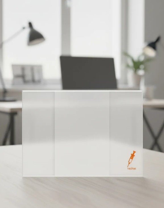 Porta documento com aba lateral para cade...