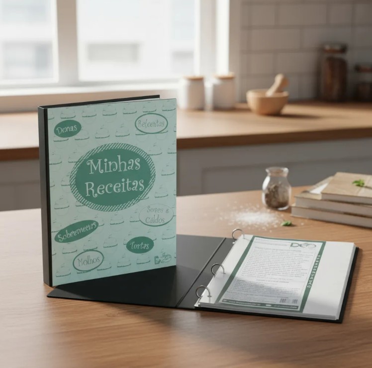 Pasta Fichário Vertical A4 para Organizaç...